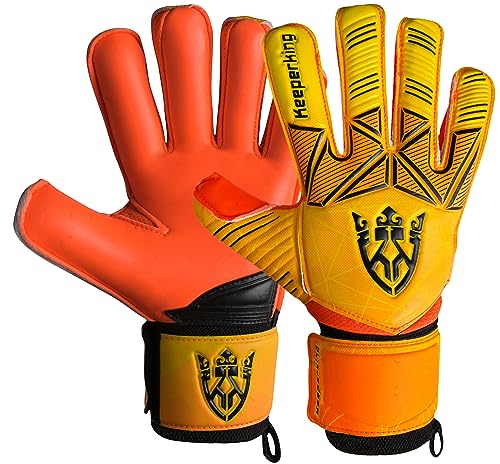 HASTHIP Soccer Gloves, Goalie Gloves, Goalkeeper Gloves with Fingersave, Ultimate Grip Football Goalie Gloves with Strong Receiver, American Football for Men, Boys, Youth, Adult, Kids HASTHIP Soccer Gloves, Goalie Gloves, Goalkeeper Gloves with Fingersave, Ultimate Grip Football Goalie Gloves with Strong Receiver, American Football for Men, Boys, Youth, Adult, Kids